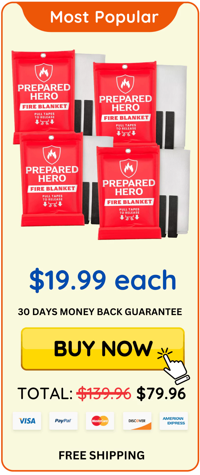 Prepared Hero Fire Blanket Price 2